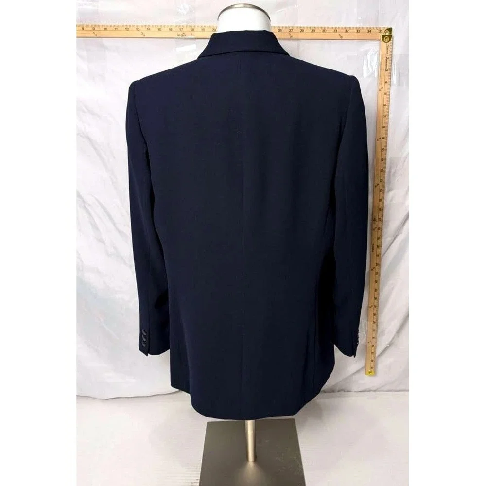 Pendleton ~ Blazer Women's Size 10 ~‎ Navy Blue/Three Button ~ Solid Polyester
